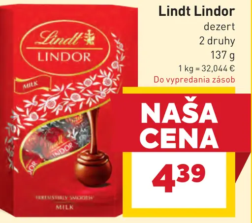 Lindt Lindor dezert