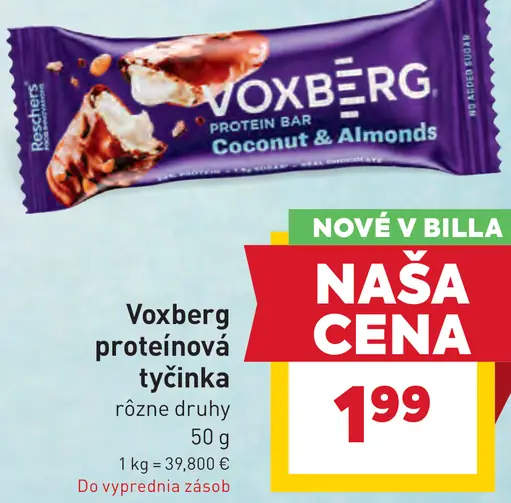 Voxberg proteínová tyčinka