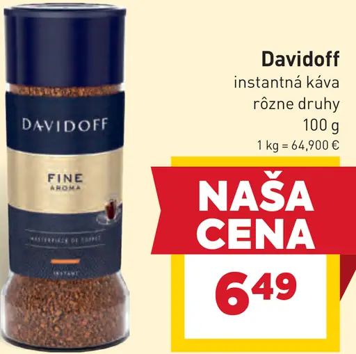 Davidoff Instantná káva