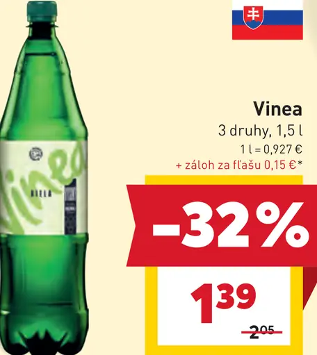 Vinea hroznový nápoj
