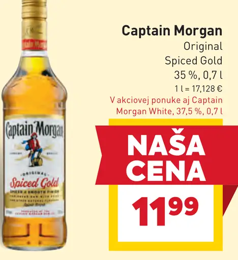 Captain Morgan Spiced Gold rum