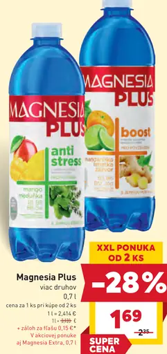 Magnesia Plus minerálna voda