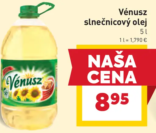 Vénusz Slnečnicový olej