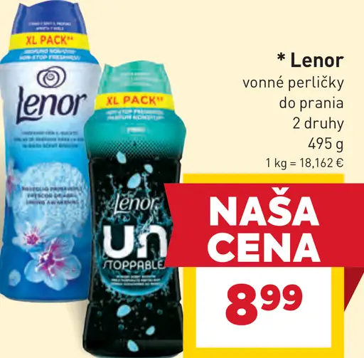 Lenor vonné perličky do prania