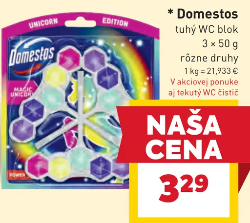 Domestos tuhy WC blok