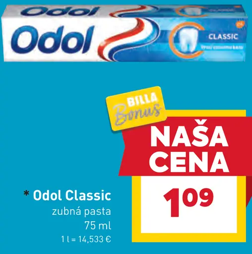 Odol zubná pasta Classic