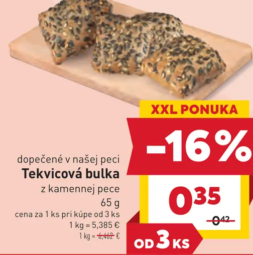 Tekvicová bulka z kamennej pece