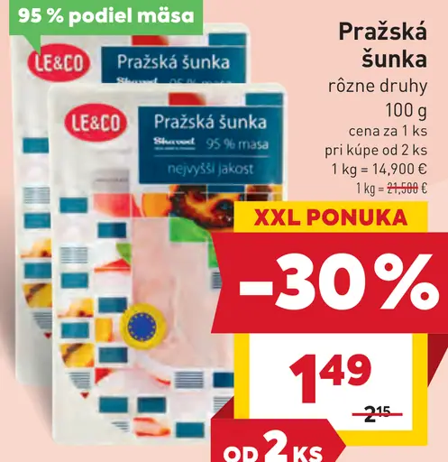 Le&Co Pražská šunka