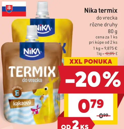 Nika termix do vrecka kakao