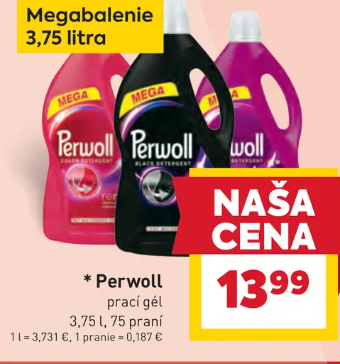 Perwoll prací gél megabalenie