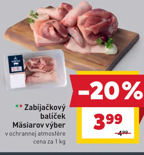 Zabíjačkový balíček Mäsiařov výber v ochrannej atmosfére