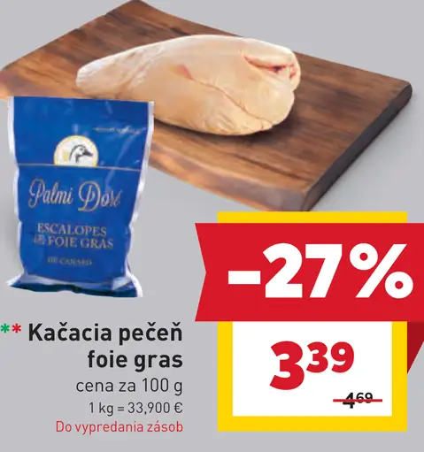 Palma D'or kačacia pečeň foie gras vákuovo balená