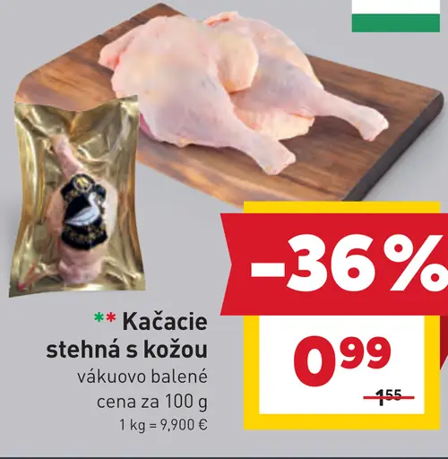 Kačacie stehná s kožou