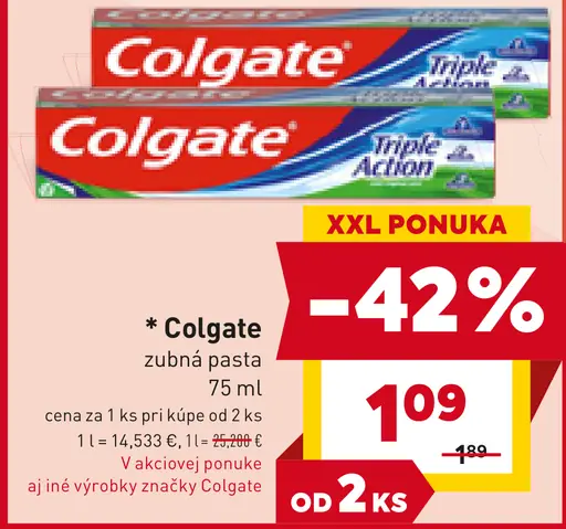 Colgate Triple Action zubná pasta