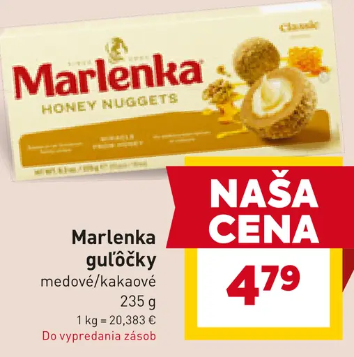 Guľôčky medovo-kakaové