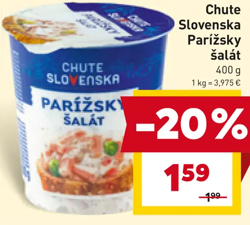 Chute Slovenska Parížsky Šalát