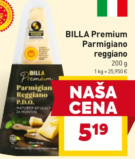 BILLA Premium Parmigiano reggiano