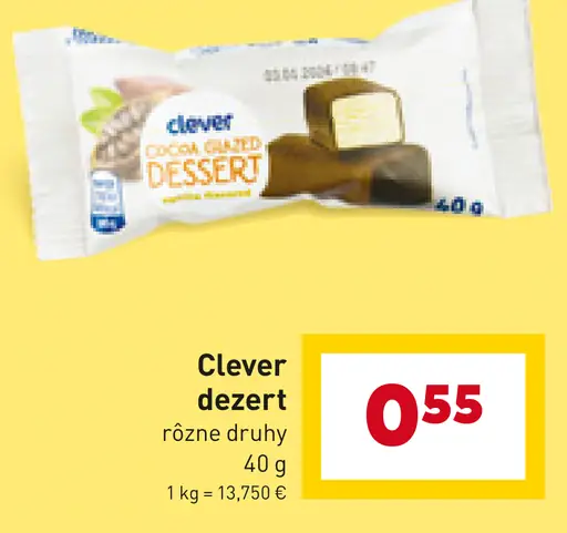 Clever dezert rôzne druhy