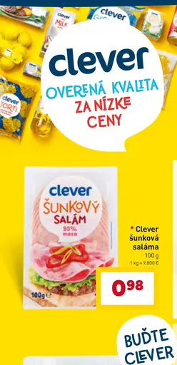 Clever šunková saláma