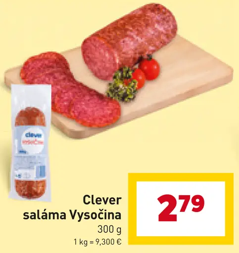 Clever saláma Vysočina