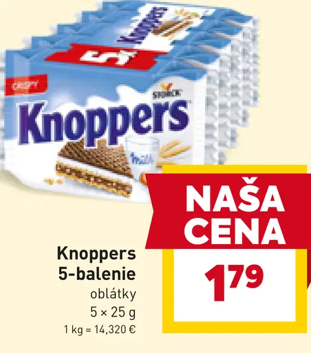 Knoppers oblátky 5-baleni