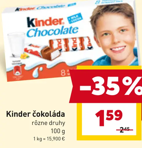 Kinder čokoláda