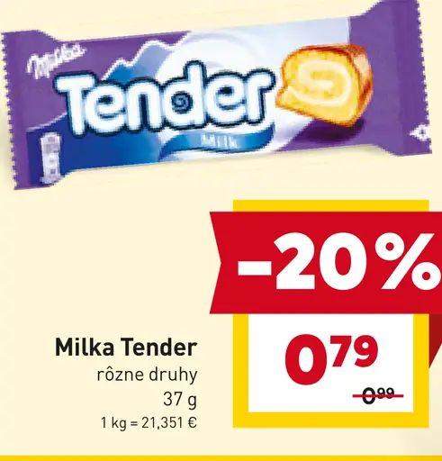 Milka Tender piškótová roláda