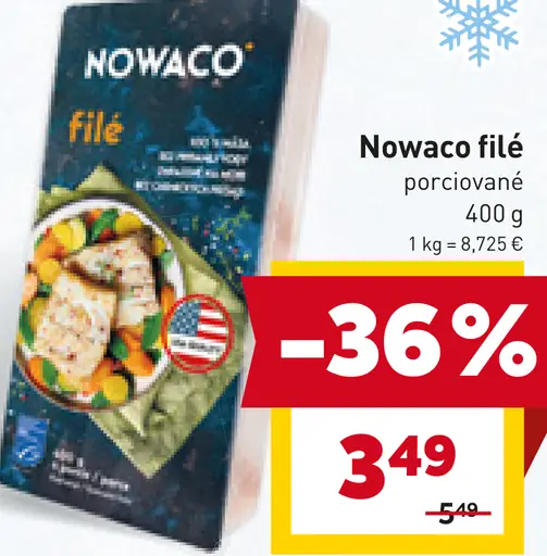 Nowaco Obalované filé