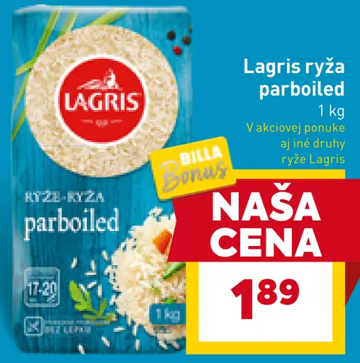Lagris Ryža parboiled