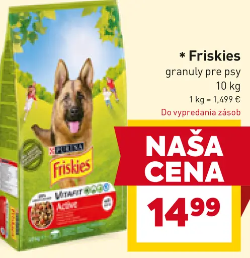 Friskies granuly pre psy