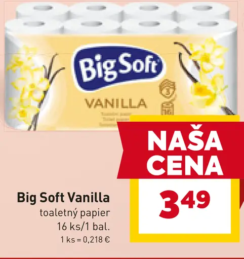 Big Soft Vanilla toaletný papier