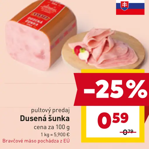 Dusená šunka