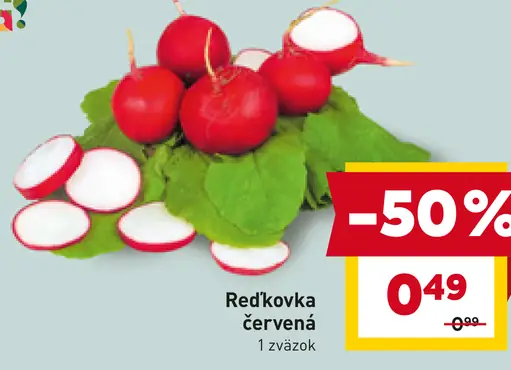 Bon Via reďkovka červená