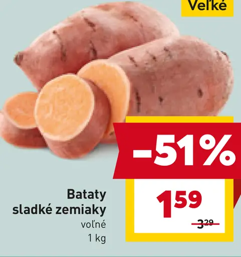 Bataty sladké zemiaky