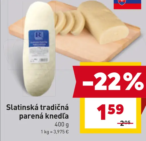 Slatinská tradičná parená knedľa