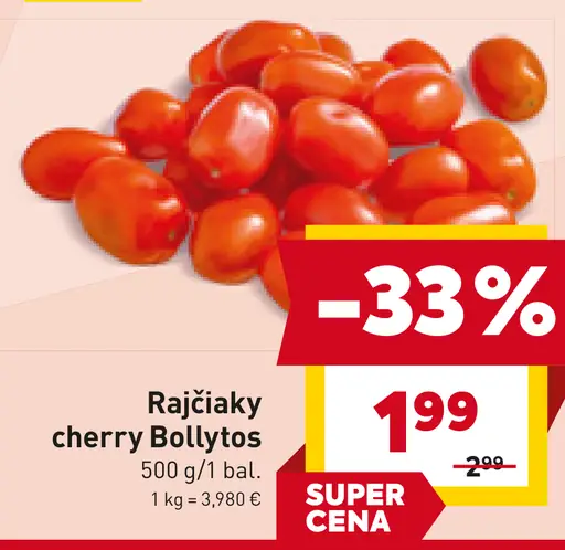 Rajčiaky cherry Bollytots