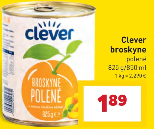 Clever broskyne polené