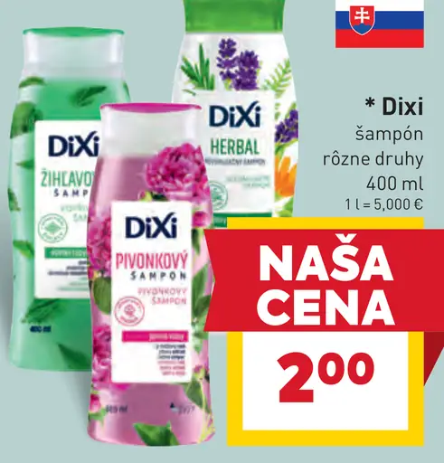 Dixi Žihľavový šampón