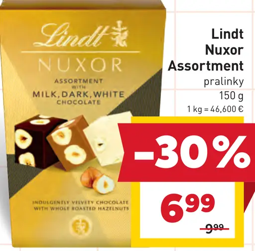Lindt Nuxor Assortment pralinky