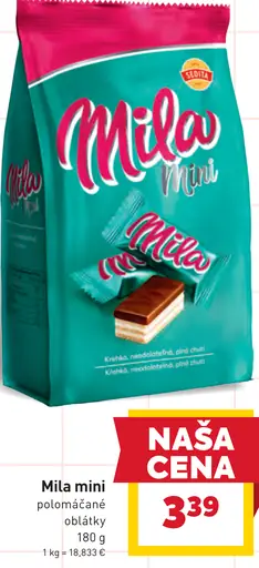 Mila mini polomáčané oblátky