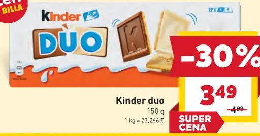 Kinder Duo oblátková tyčinka