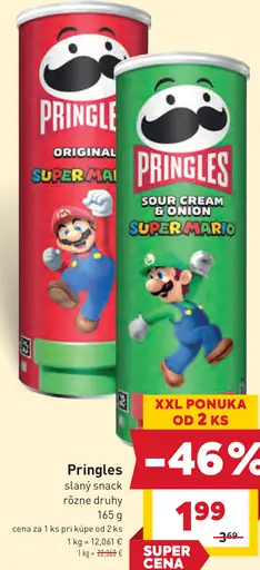 Pringles slaný snack