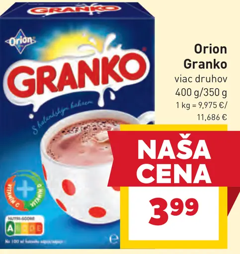 Orion Granko kakaový nápoj