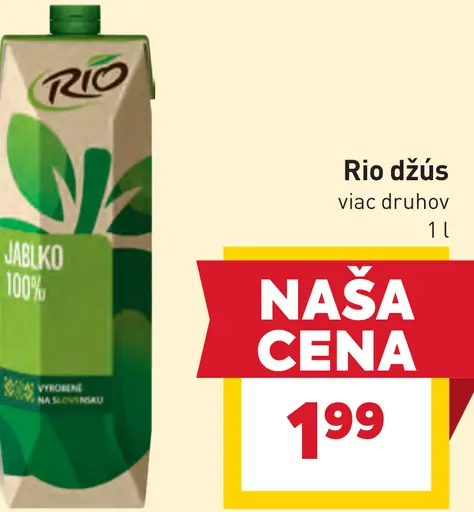 Rio džús viac druhov