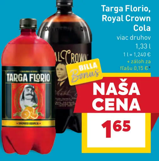 Targa Florio, Royal Crown Cola viac druhov