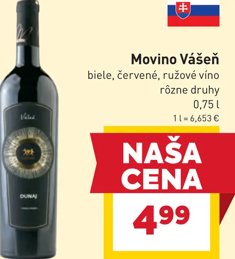 Movino biele, červené, ružové víno