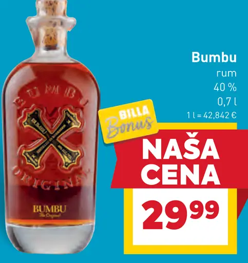 Bumbu rum 40 %