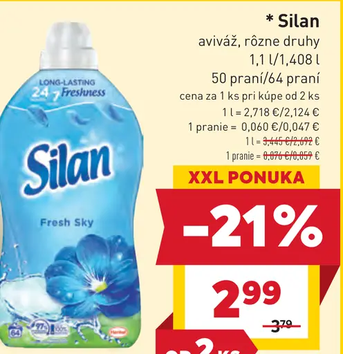 Silan aviváž rôzne druhy
