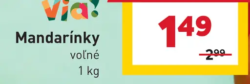 Bon Via mandarínky voľné Murcott