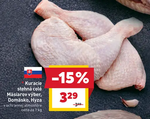 Kuracie stehná celé Mäsiarov výber Domáce